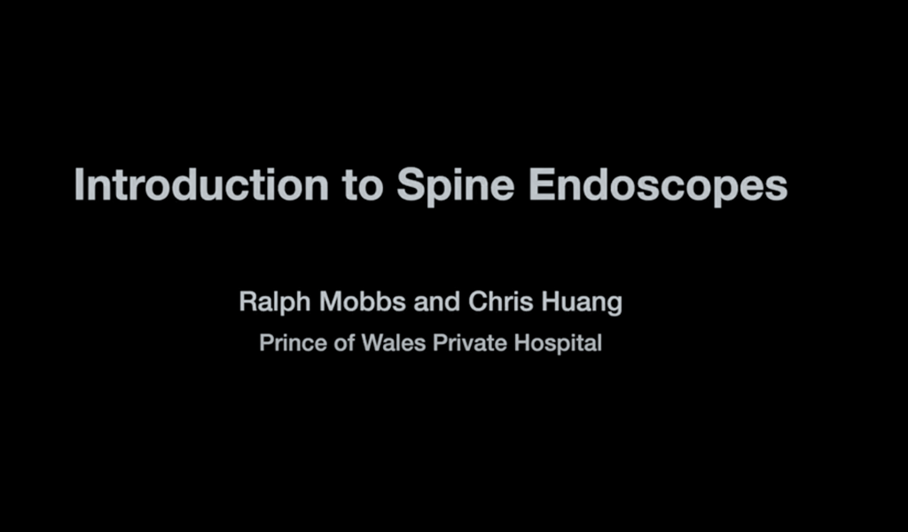 Introduction to Spine Endoscopes | EndoSpine